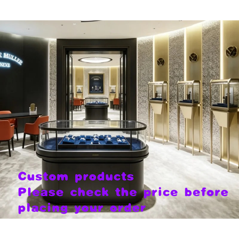 Luxury Watch Boutique - Vitrine de présentation de montres incurvée