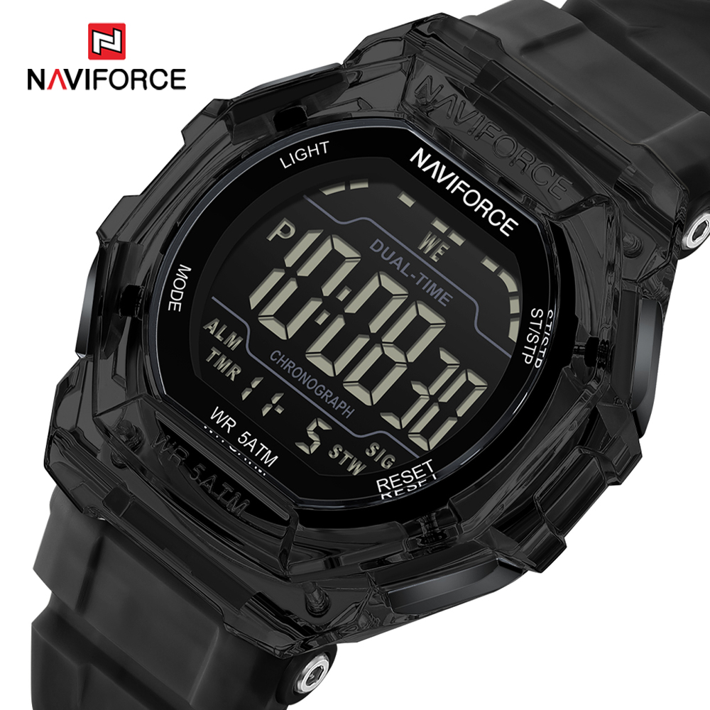 Field Watch Military - Montre numérique LED multifonction NAVIFORCE pour