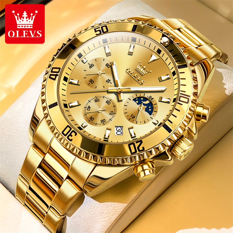 Zen Luxury Watch - OLEVS montre hommes Top marque de