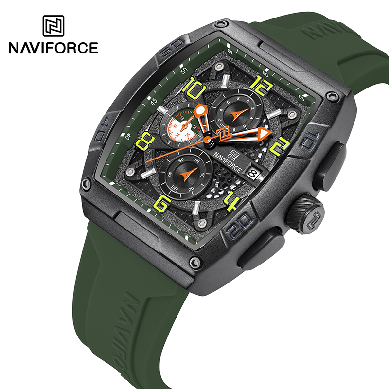 Field Watch Military - NAVIFORCE hommes Quartz multi-fonction calendrier montres