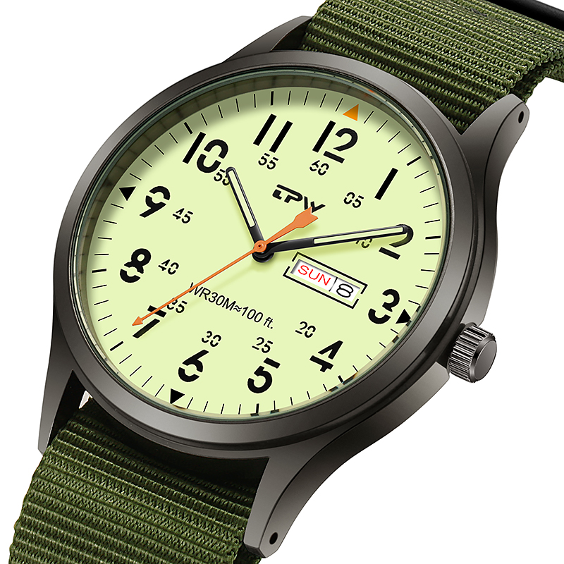 Field Watch Military - Montre de terrain TPW 2026, bracelet