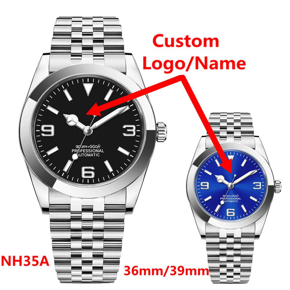 Luxury Watch Logo - Montre de luxe avec logo personnalisé