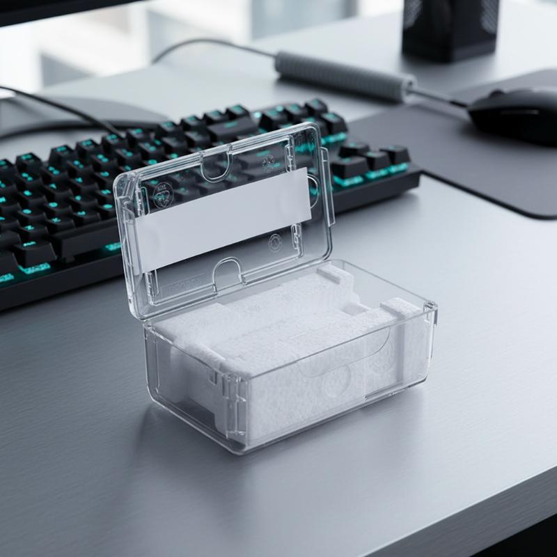 Luxury Watch Travel Case - Boîte à montre vintage transparente pour