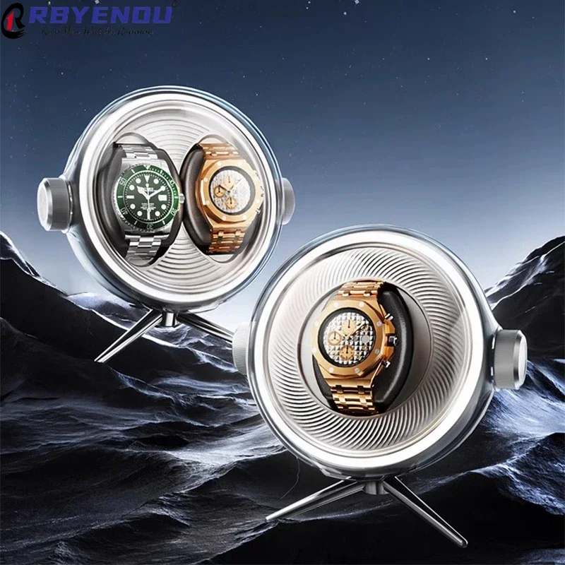 Luxury Watch Winder Box - Remontoir de montre série d'atterrissage lunaire,