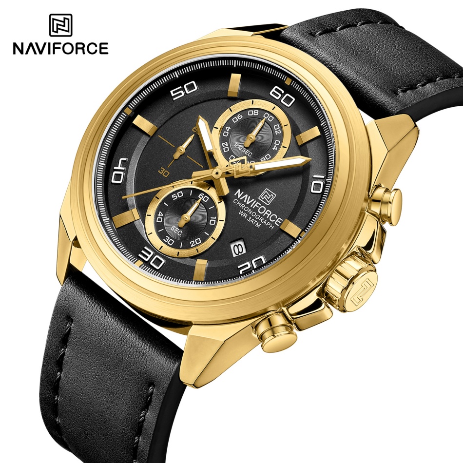 Field Watch Military - NAVIFORCE aiguilles montres bracelet en cuir