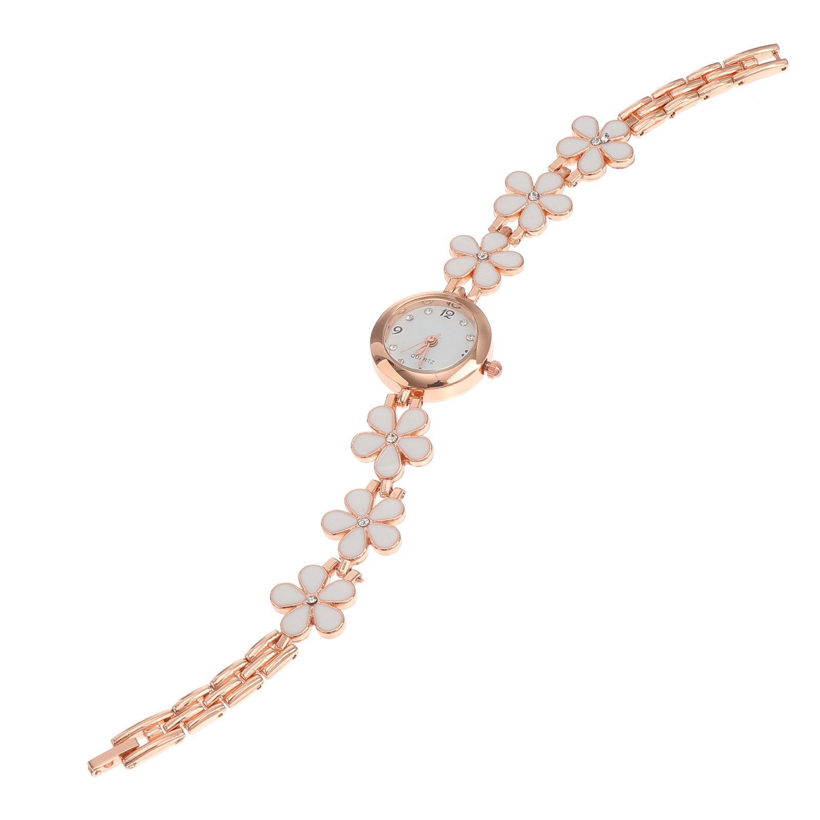 Luxury Watches - Montre exquise avec bracelet blanc, étanche,