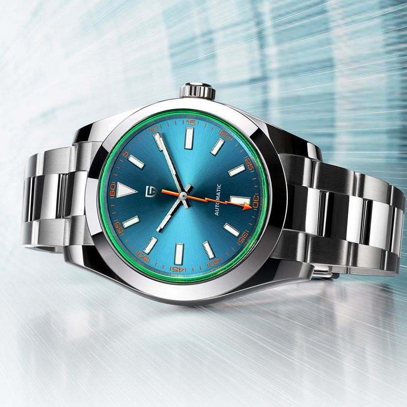 Luxury Watch Green Dial - Montres mécaniques pour hommes PAGANI DESIGN,