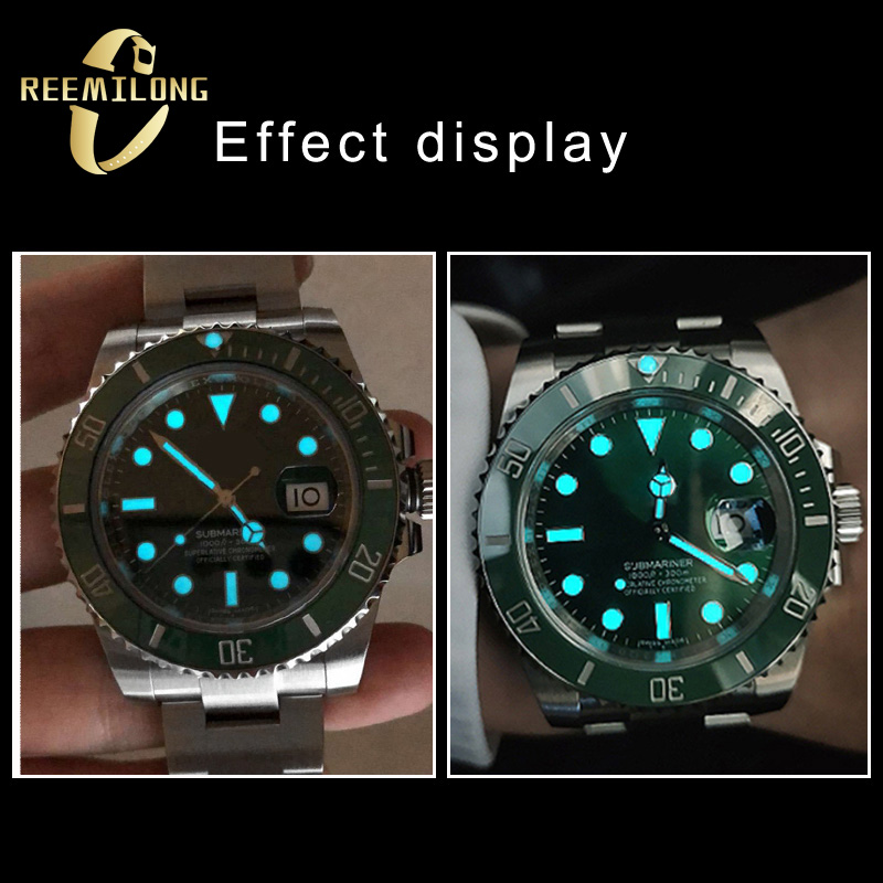 Perles lumineuses bleu-vert 2. - Rolex Watch Submariner avis et prix