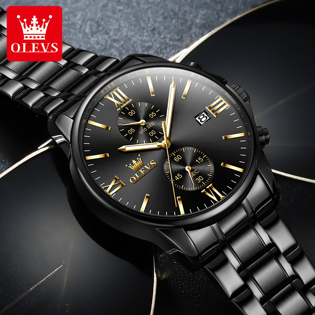 OLEVS 2886 montre à Quartz noi - Zen Luxury Watch avis et prix