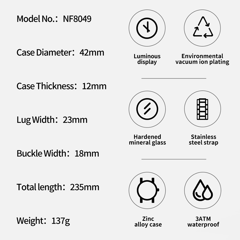 NAVIFORCE montre de mode pour  - Field Watch Military avis et prix
