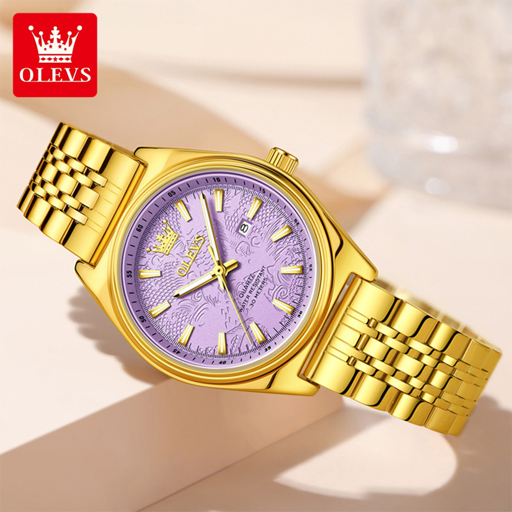 OLEVS marque de luxe montre en - Luxury Watch Green avis et prix