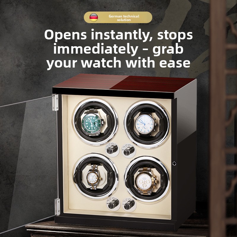 Boîte à remontoir de montre au - Luxury Watch Winder Box avis et prix