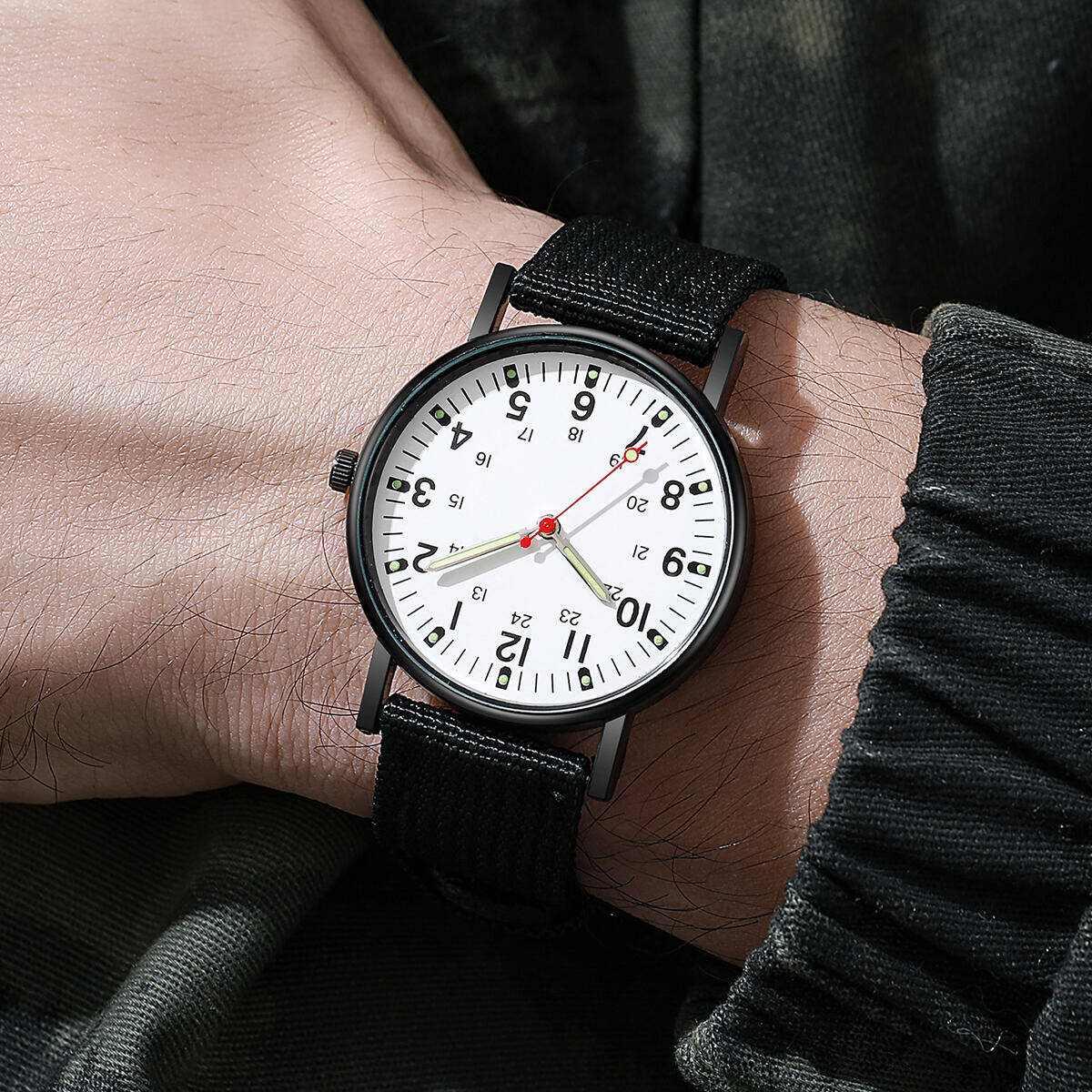 Hommes montres décontracté bra - Field Watch Military avis et prix
