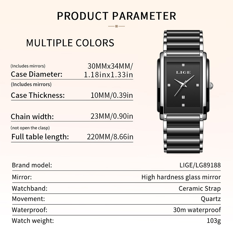 LIGE nouvelles femmes de luxe  - Luxury Watch Travel Case avis et prix