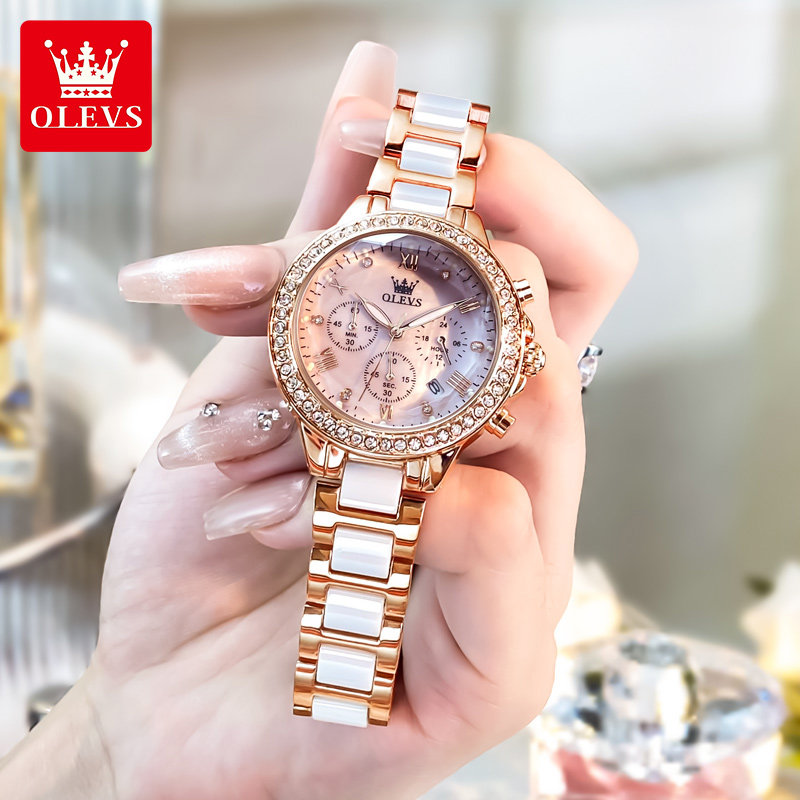 OLEVS 9999 femmes montre marqu - Luxury Watch Green avis et prix