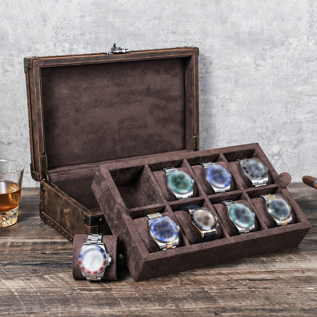 Boîte à montres en cuir person - Luxury Watch Travel Case avis et prix