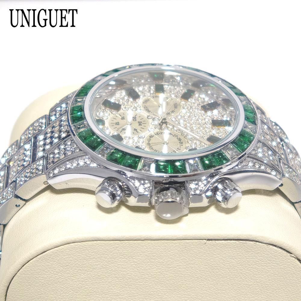 Mode chaude vert montres homme - Luxury Watch Green Dial avis et prix