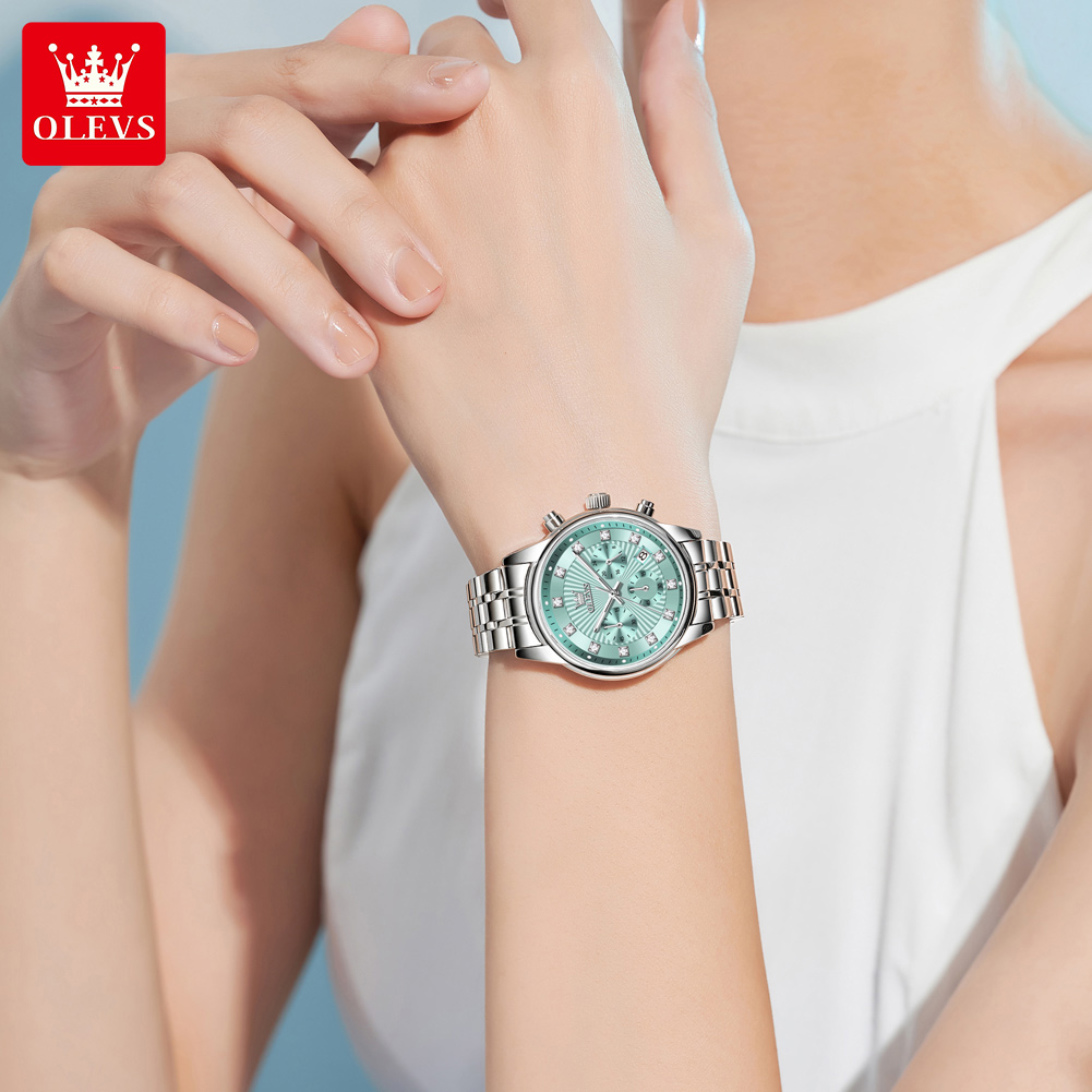 OLEVS femmes montres mode dame - Luxury Watch Green Dial avis et prix