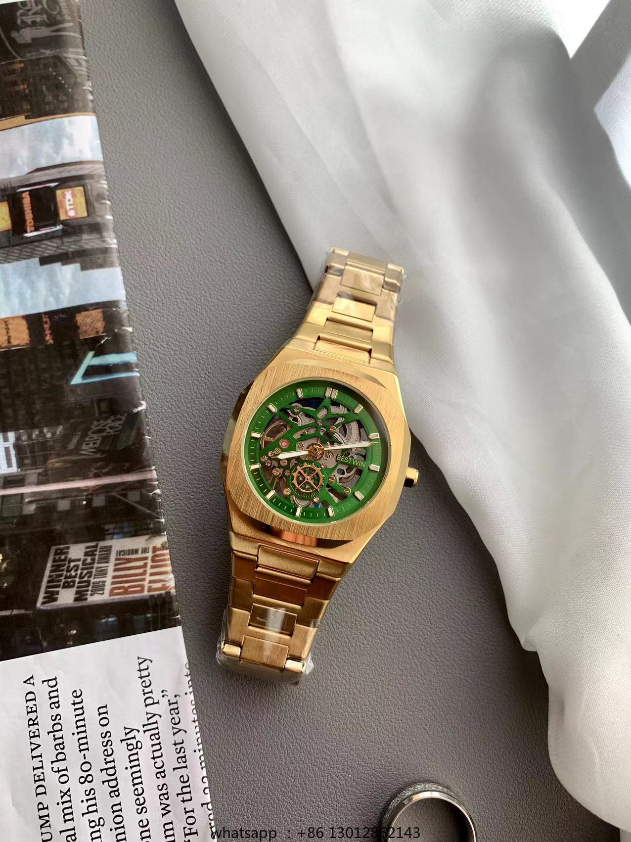 Bande d'acier étanche personna - Luxury Watch Green avis et prix