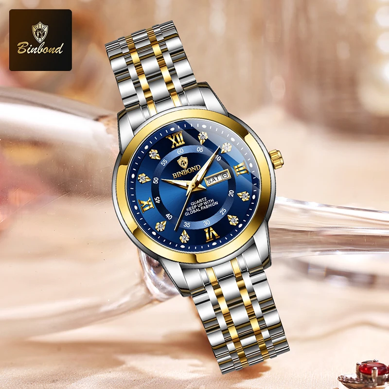BINBOND B7169 Top marque de lu - Luxury Watch Green avis et prix