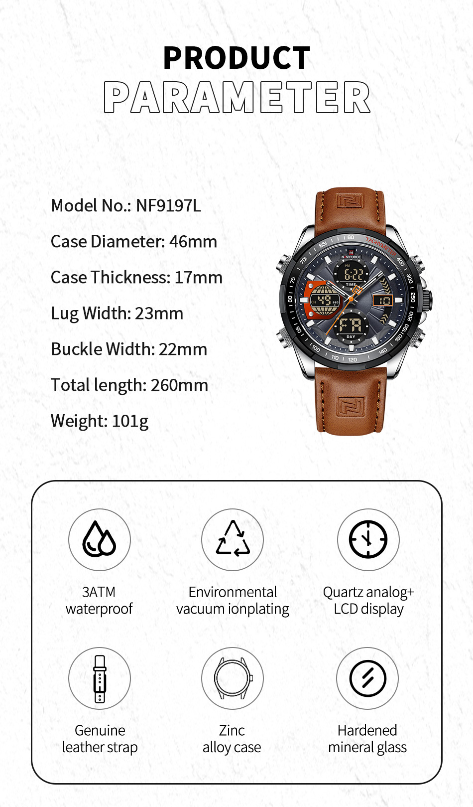 NAVIFORCE – montre de Sport po - Field Watch Military avis et prix