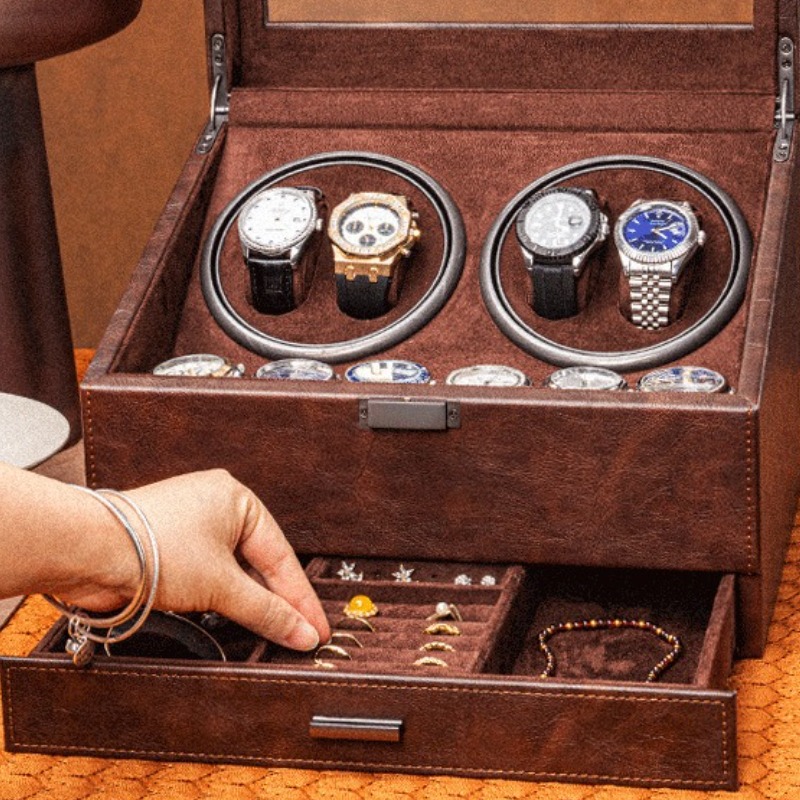 Remontoir de montre rotatif po - Luxury Watch Winder Box avis et prix
