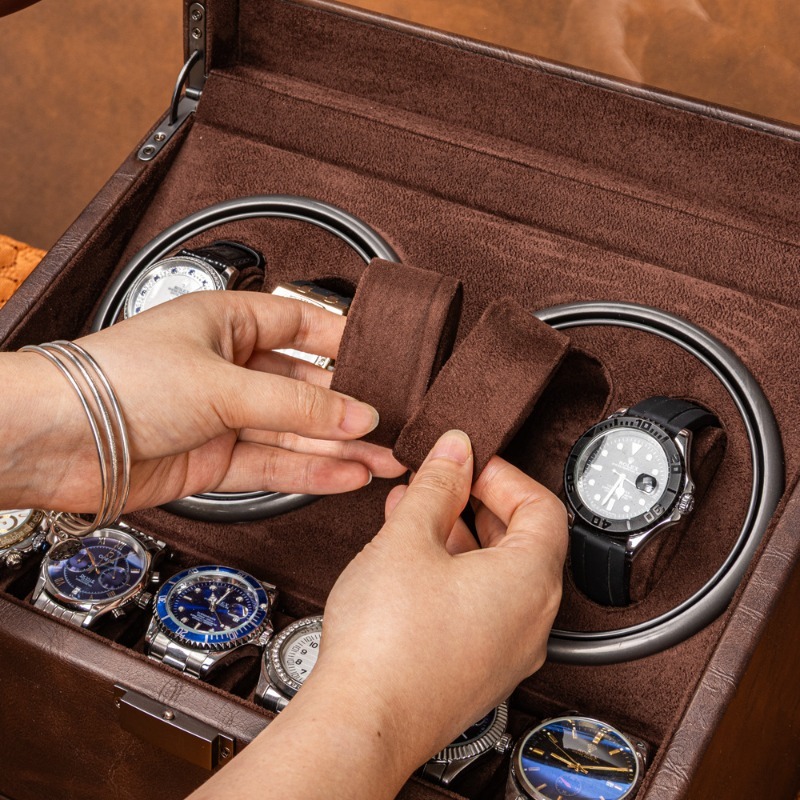 Remontoir de montre rotatif po - Luxury Watch Winder Box avis et prix